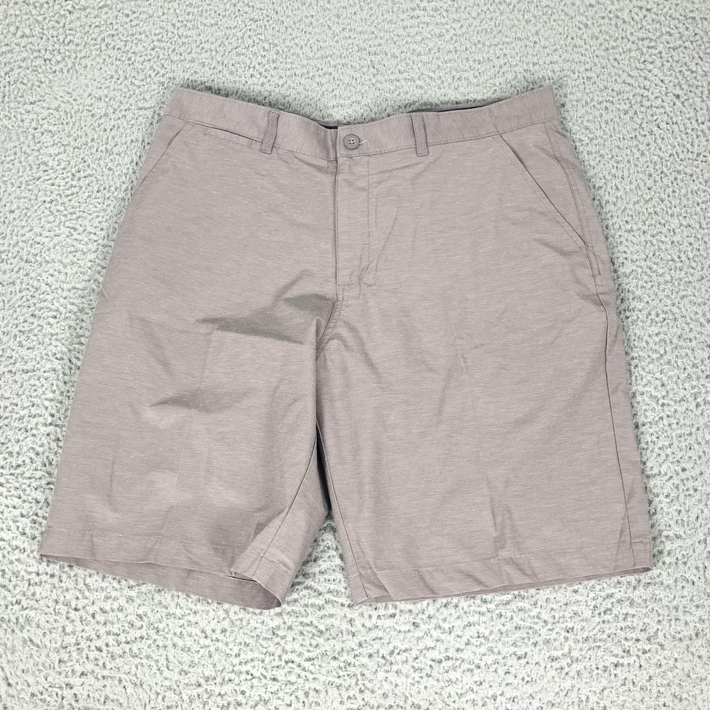 Johnnie-O Shorts Mens 38 Microfiber Chino Casual Stretch Summer Golf